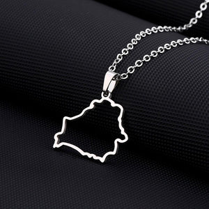 Belarus Map Necklace