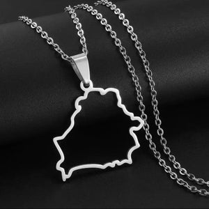Belarus Map Necklace