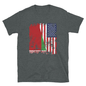 Belarus USA Flag - Half American T-Shirt