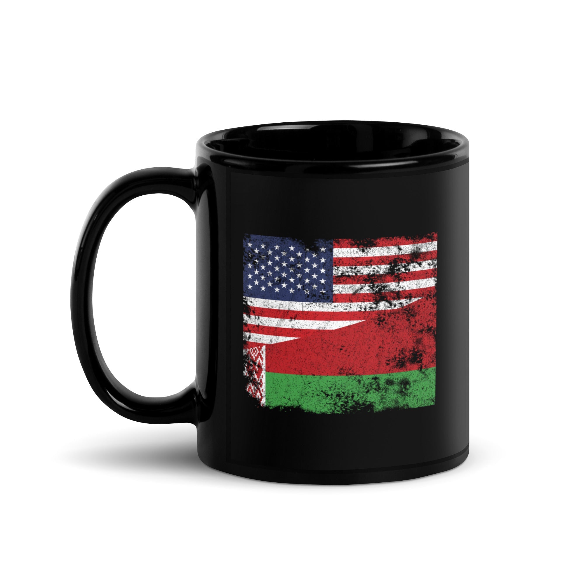 Belarus USA Flag Mug