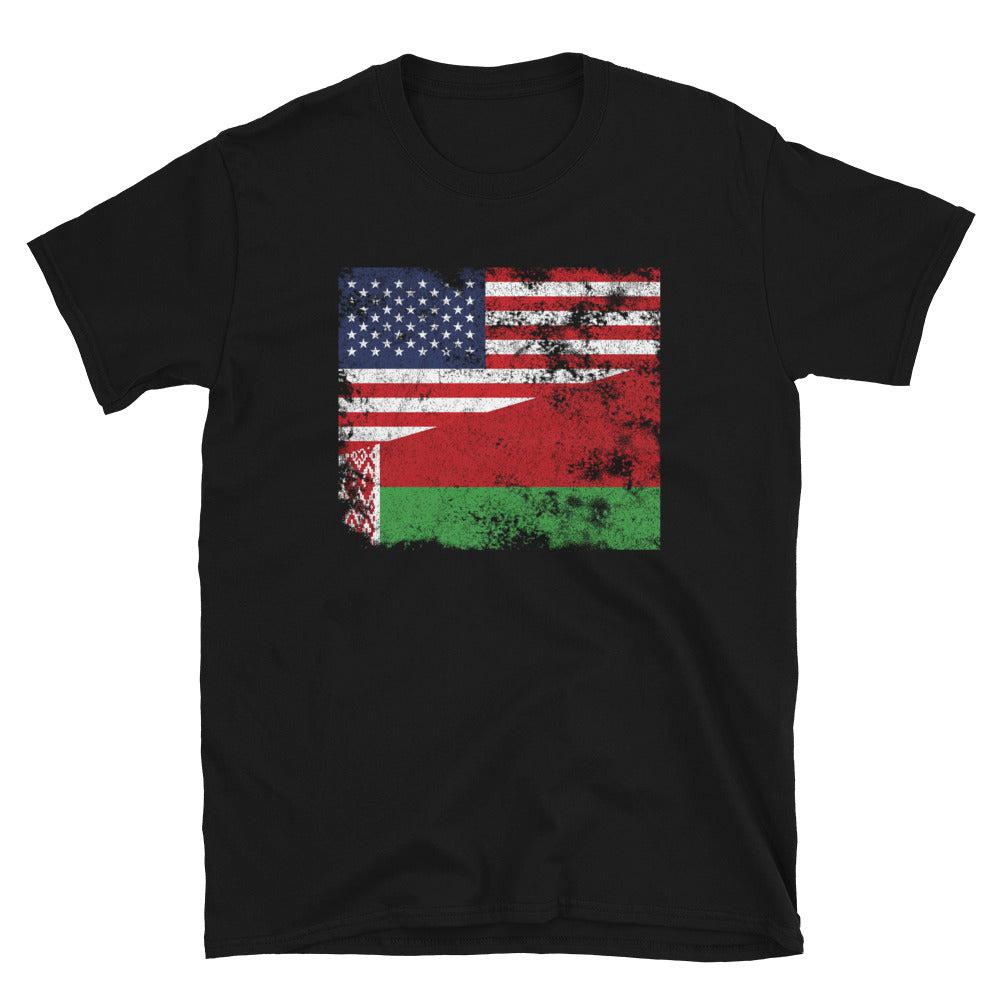 Belarus USA Flag T-Shirt