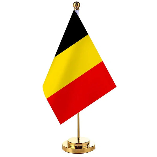 Belgium Desk Flag - Small Office Table Flag