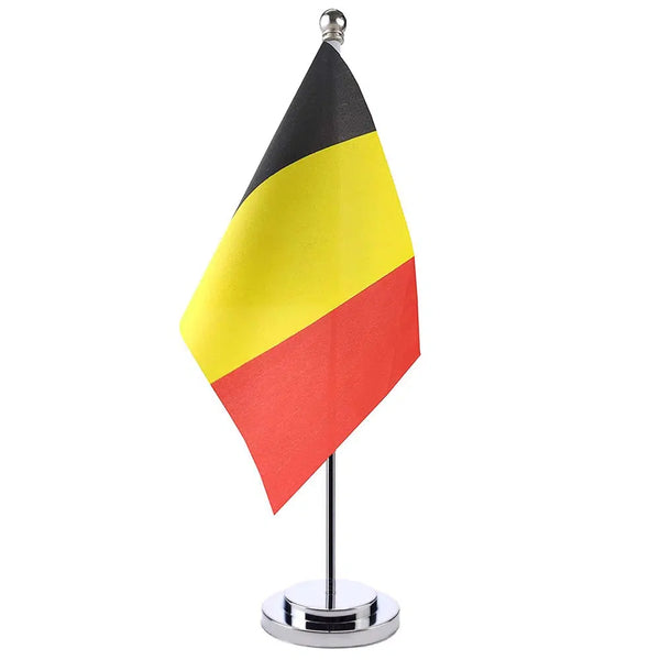 Belgium Desk Flag - Small Office Table Flag