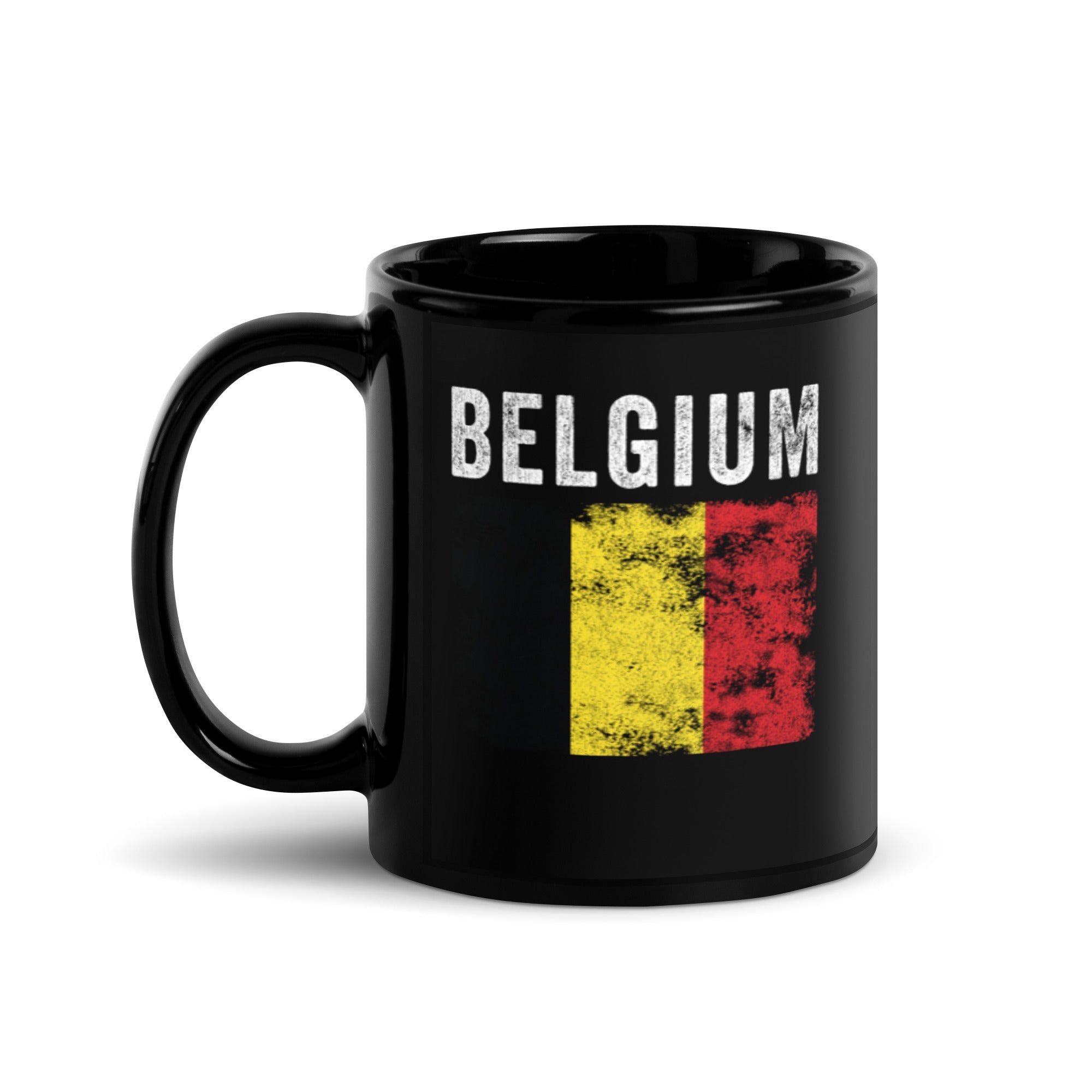 Belgium Flag Distressed - Belgian Flag Mug