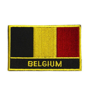 Belgium Flag Patch - Sew On/Iron On Patch