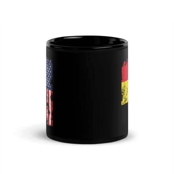 Belgium USA Flag - Half American Mug