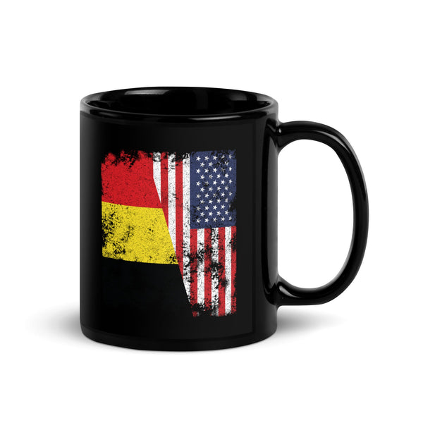 Belgium USA Flag - Half American Mug