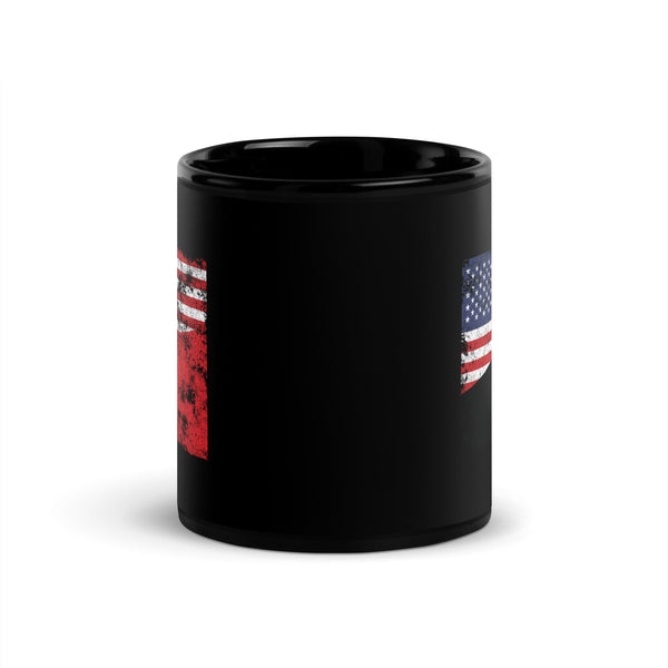 Belgium USA Flag Mug