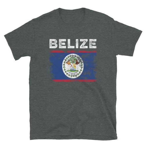 Belize Flag Distressed - Belizean Flag T-Shirt