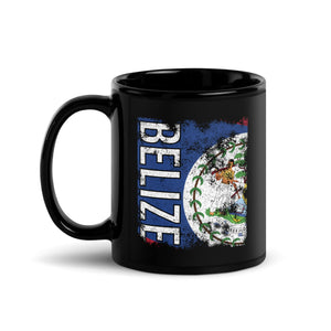Belize Flag Distressed Mug