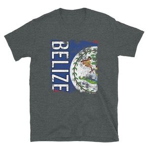 Belize Flag Distressed T-Shirt
