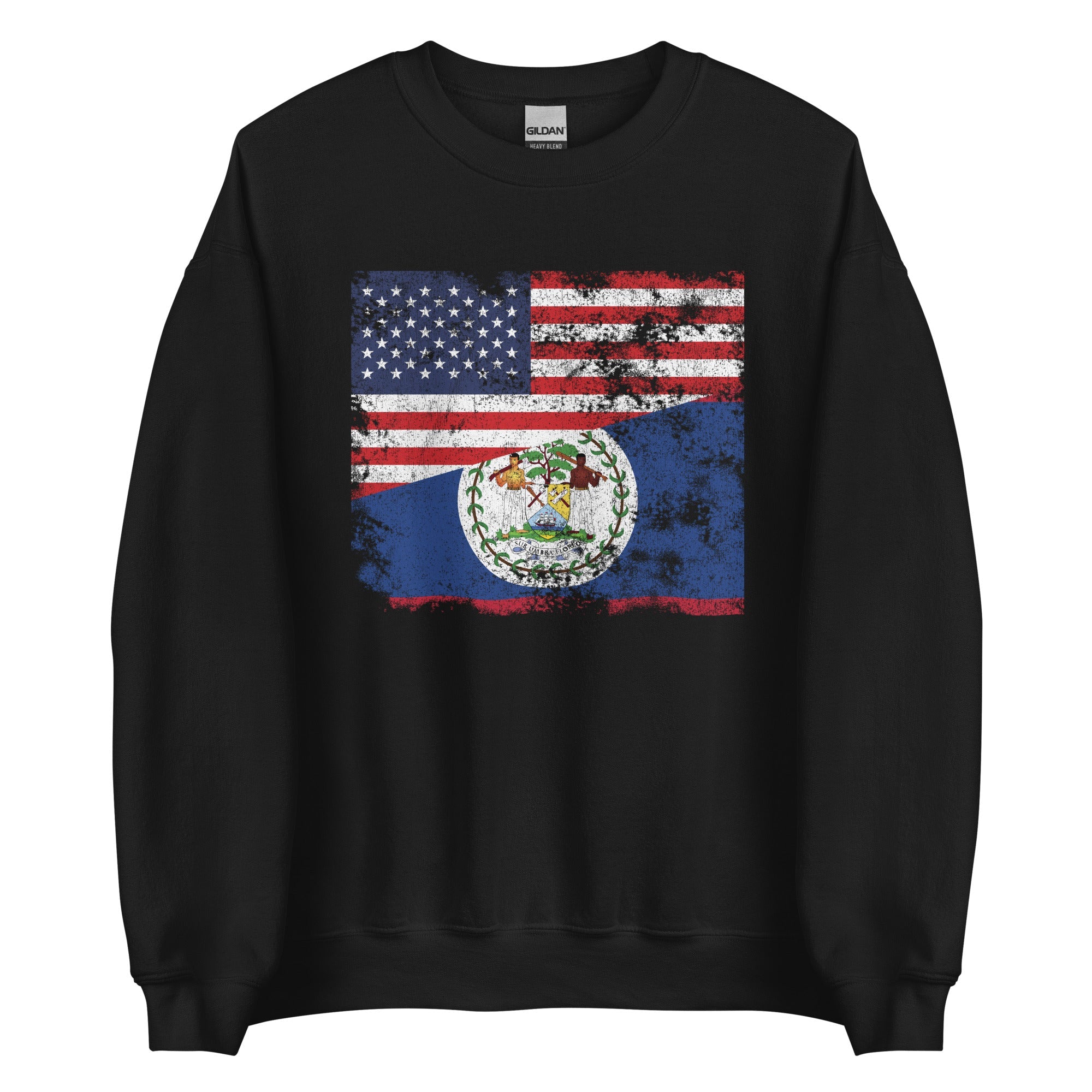 Belize USA Flag Sweatshirt