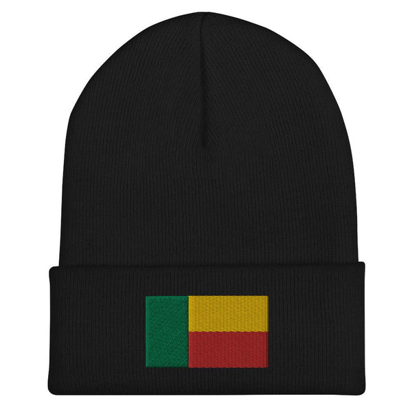 Benin Flag Beanie - Embroidered Winter Hat