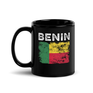 Benin Flag Distressed - Beninese Flag Mug