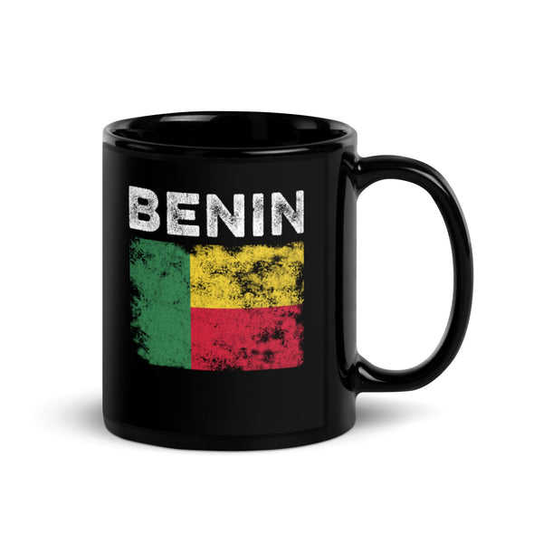 Benin Flag Distressed - Beninese Flag Mug