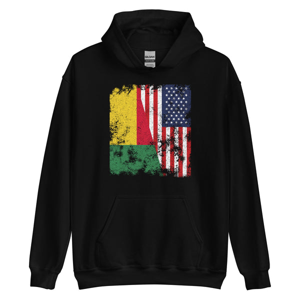 Benin USA Flag - Half American Hoodie