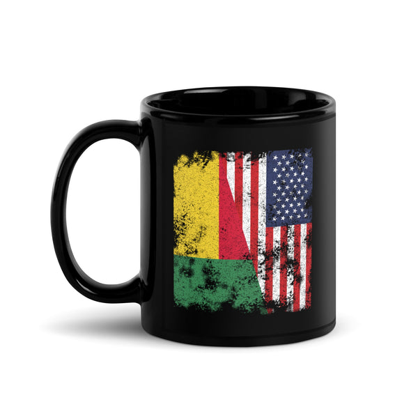 Benin USA Flag - Half American Mug