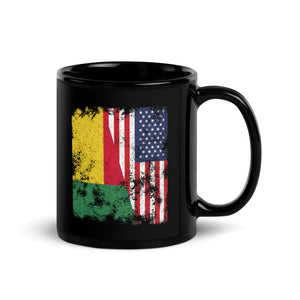 Benin USA Flag - Half American Mug