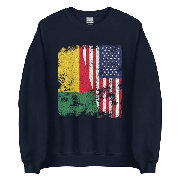 Benin USA Flag - Half American Sweatshirt