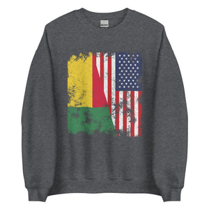 Benin USA Flag - Half American Sweatshirt