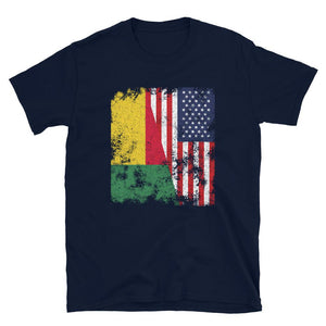 Benin USA Flag - Half American T-Shirt