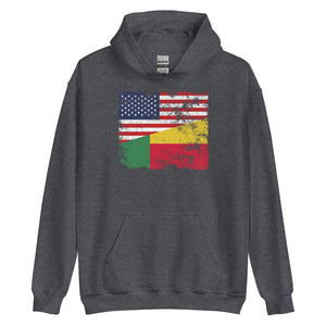 Benin USA Flag Hoodie