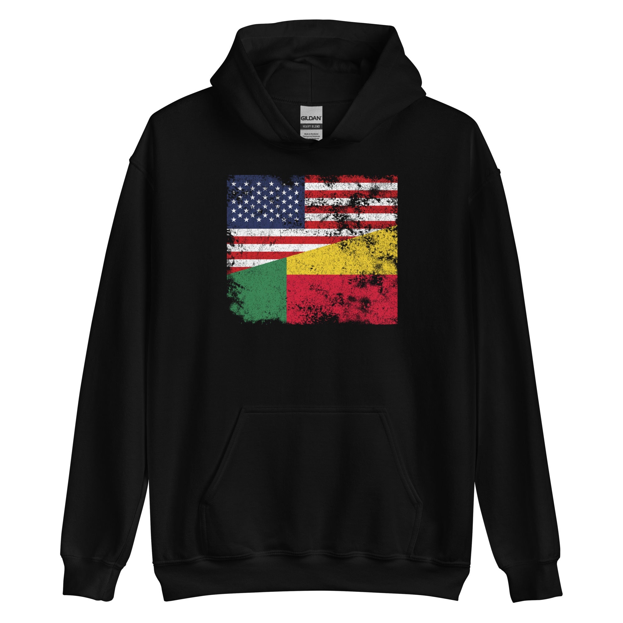 Benin USA Flag Hoodie