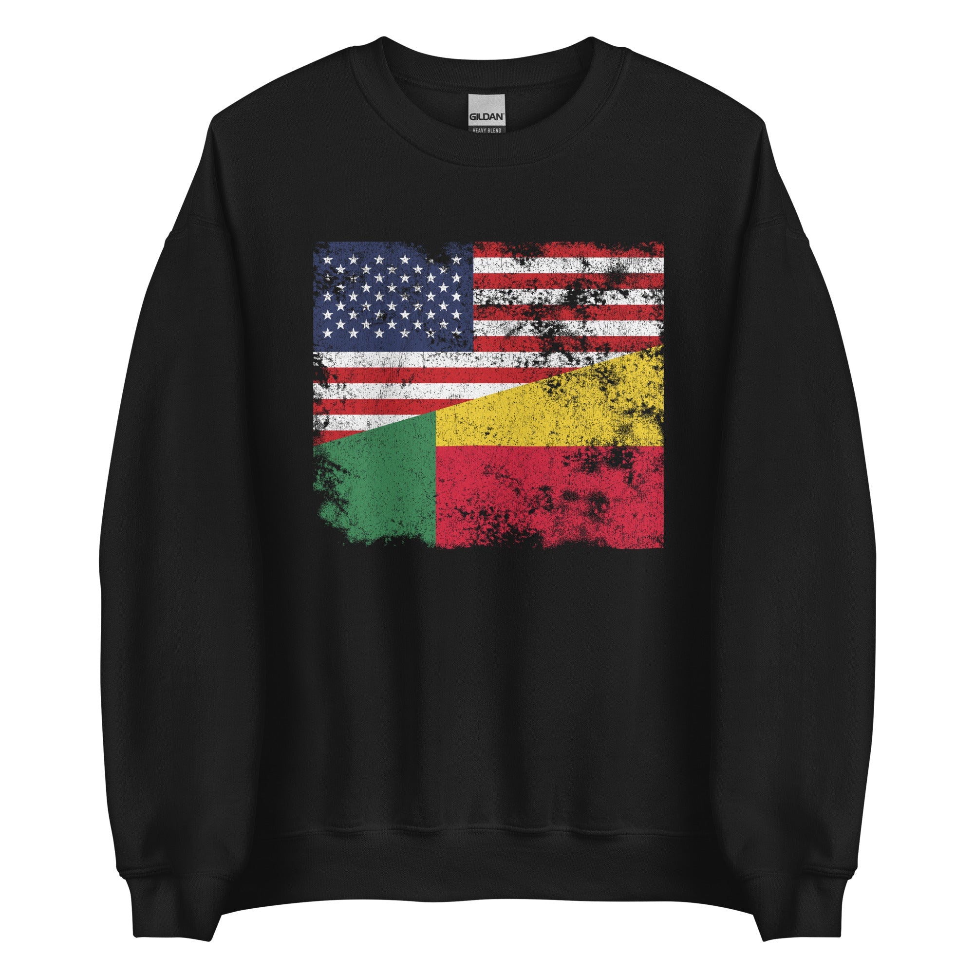 Benin USA Flag Sweatshirt