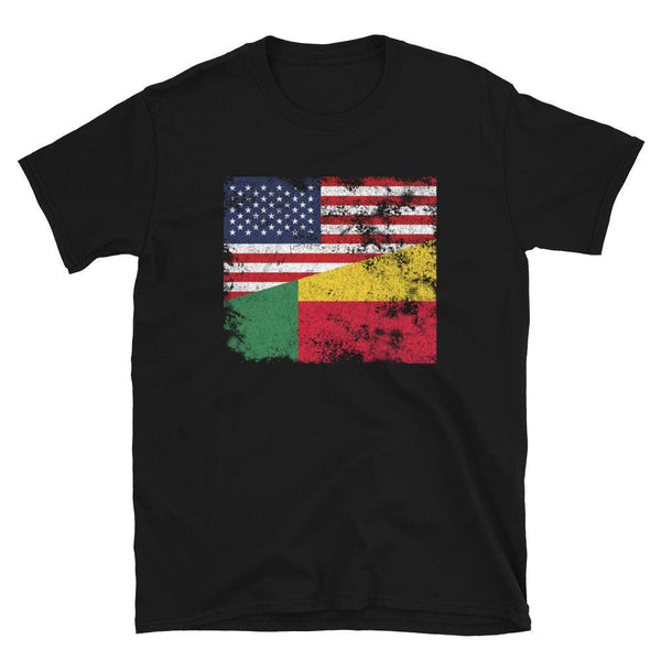 Benin USA Flag T-Shirt