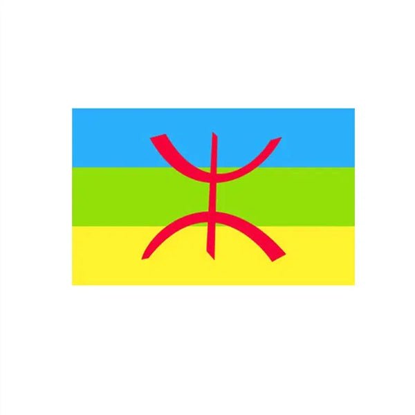 Berber Flag - 90x150cm(3x5ft) - 60x90cm(2x3ft) - Amazigh Flag