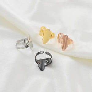 Berber Ring Collection - African Map Rings