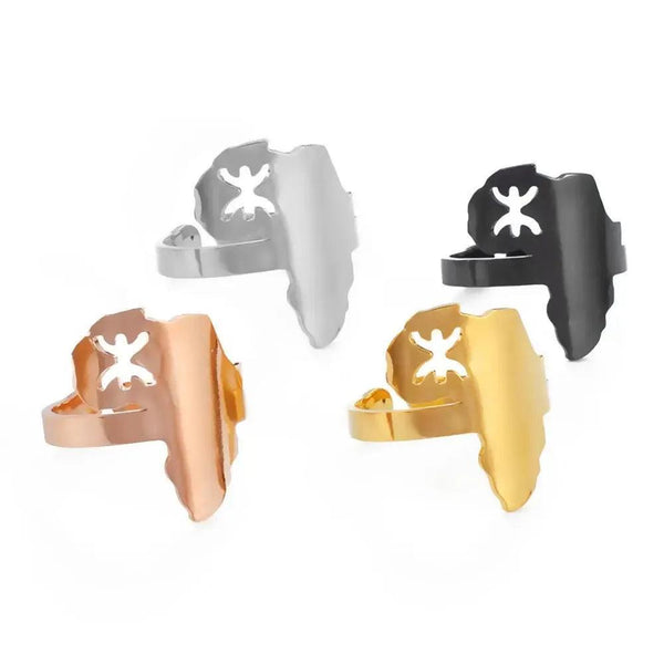 Berber Ring Collection - African Map Rings