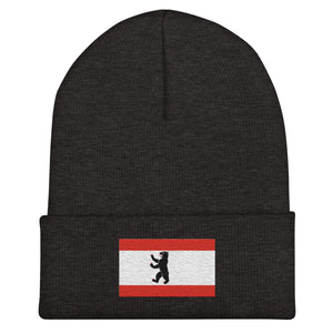 Berlin Flag Beanie - Embroidered Winter Hat