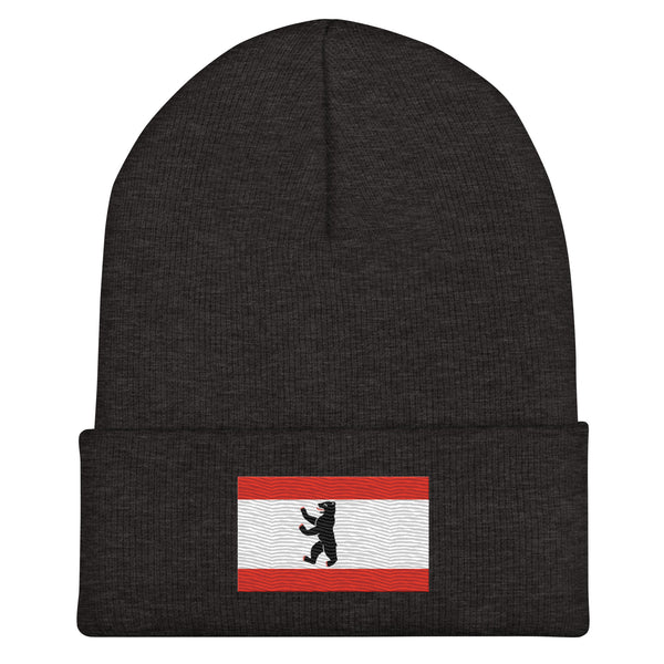 Berlin Flag Beanie - Embroidered Winter Hat