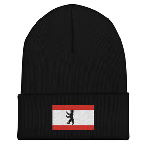 Berlin Flag Beanie - Embroidered Winter Hat