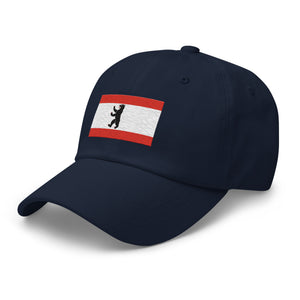 Berlin Flag Cap - Adjustable Embroidered Dad Hat