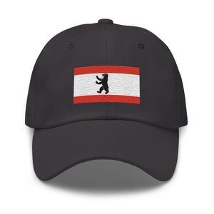 Berlin Flag Cap - Adjustable Embroidered Dad Hat