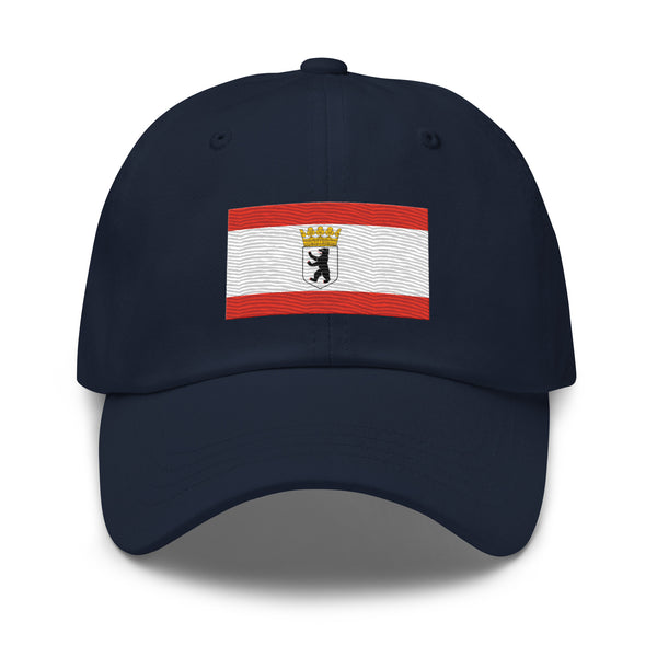 Berlin State Flag Cap - Adjustable Embroidered Dad Hat