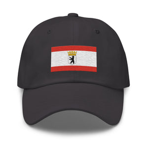 Berlin State Flag Cap - Adjustable Embroidered Dad Hat