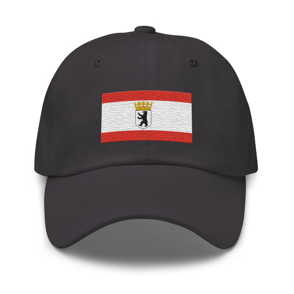Berlin State Flag Cap - Adjustable Embroidered Dad Hat