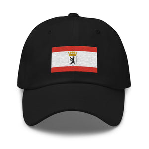 Berlin State Flag Cap - Adjustable Embroidered Dad Hat