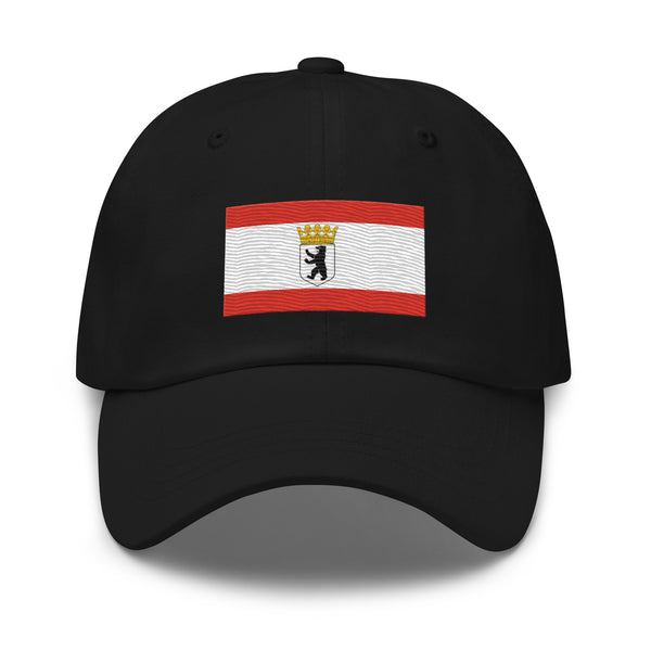Berlin State Flag Cap - Adjustable Embroidered Dad Hat