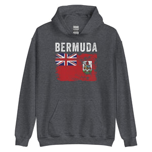 Bermuda Flag Distressed - Bermudian Flag Hoodie