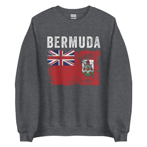 Bermuda Flag Distressed - Bermudian Flag Sweatshirt