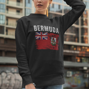 Bermuda Flag Distressed - Bermudian Flag Sweatshirt