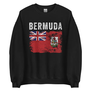 Bermuda Flag Distressed - Bermudian Flag Sweatshirt