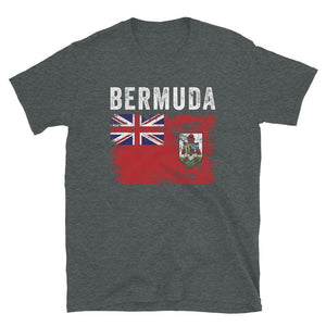 Bermuda Flag Distressed - Bermudian Flag T-Shirt