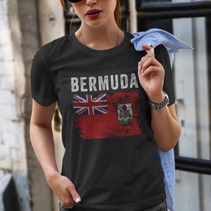 Bermuda Flag Distressed - Bermudian Flag T-Shirt