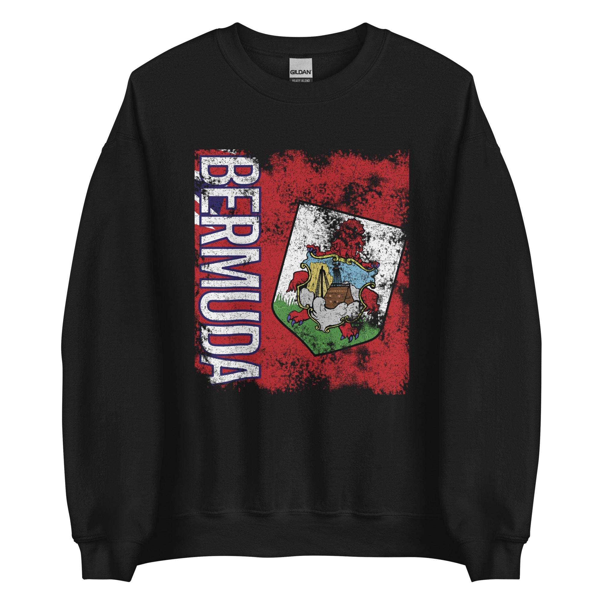 Bermuda Flag Distressed Sweatshirt