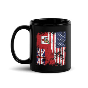 Bermuda USA Flag - Half American Mug